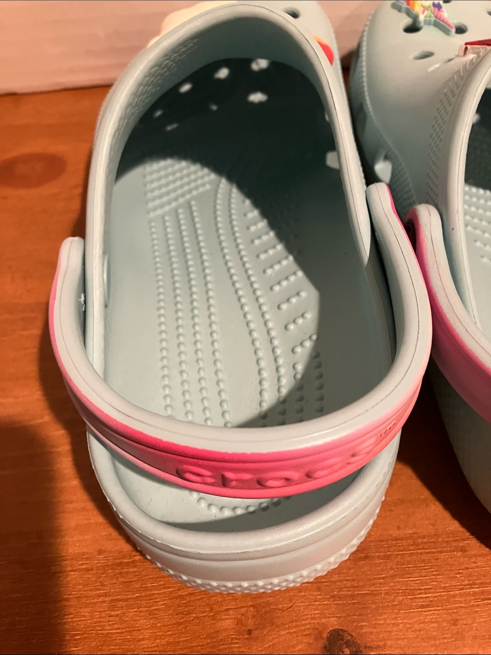 CROCS Kids Classic Rainbow Gem Clog - Pure Water - Picture 9 of 11